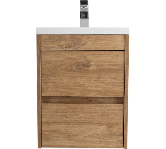 Изображение товара Напольная база под раковину с двумя выкатными ящиками Art&Max FAMILY-M Harbor Golden, 500x350x550, Family-M-500-2C-SO-HG