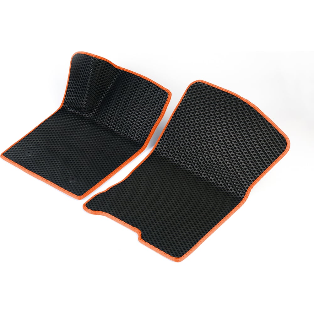 Передние коврики для Toyota Camry VI (XV40) 2006-2011 (Тойота Камри 40) Vicecar 2DL45008-оранжевый