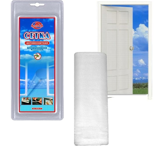 Изображение товара Антимоскитная сетка МУЛЬТИДОМ из 3-х частей, 35x220см RZ84-37