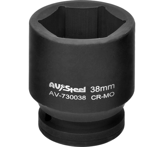 Изображение товара Головка ударная шестигранная (38 мм; 3/4DR) AV Steel AV-730038