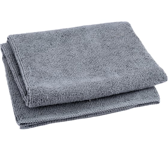 Изображение товара Тряпка для пола из микрофибры Рыжий кот M-02F-L цвет серый, размер 50х60 см 310299