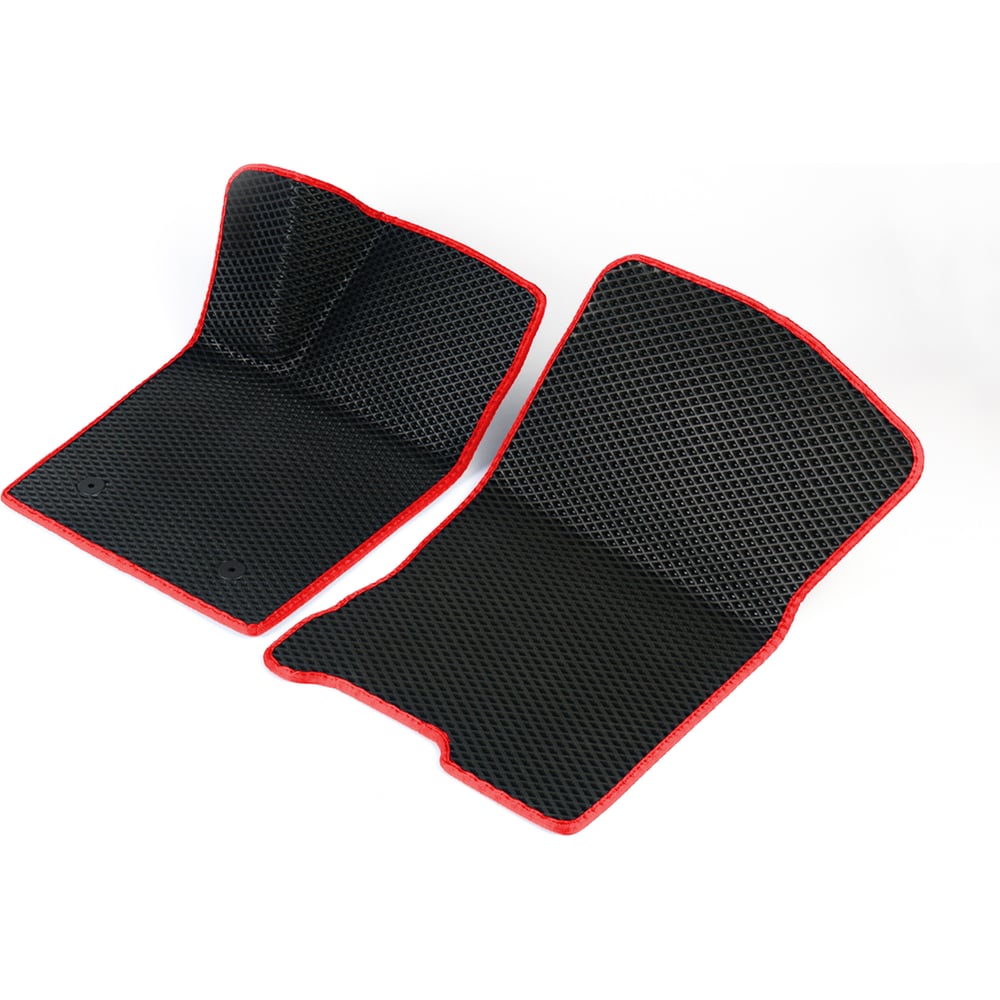 Передние коврики для Kia Сerato I 2004-2009 (Киа Церато 1) Vicecar 2DL23006-красный