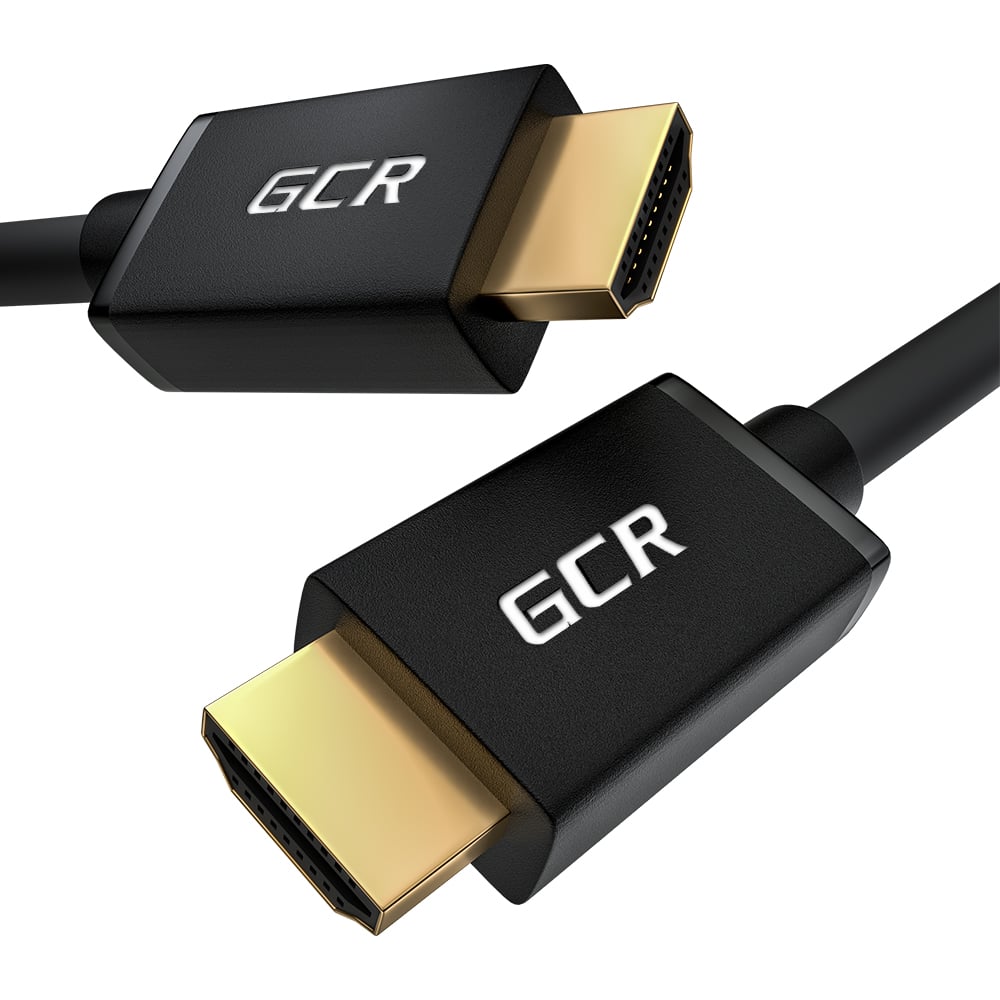 фото Кабель hdmi 2.0 gcr 0.3m черный hdr 4на2на2 vivhmi411-0.3m