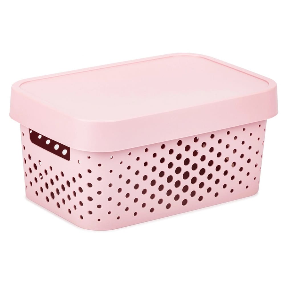 Перфорированная коробка CURVER складная коробка под один капкейк розовый градиент 9 × 9 × 11 см