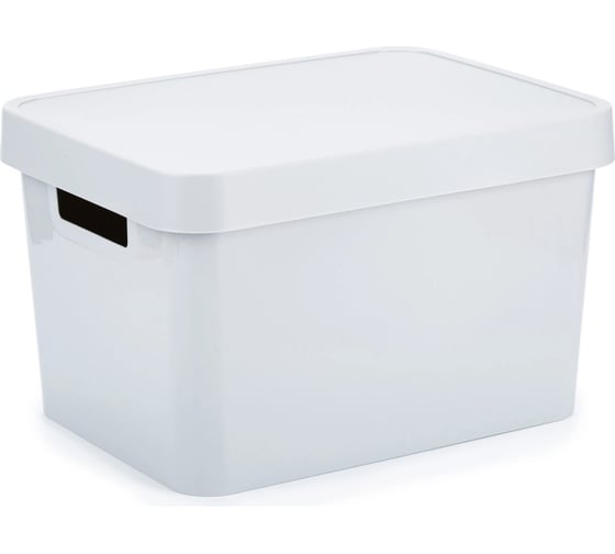 Изображение товара Коробка CURVER INFINITY с крышкой, 17 л, серая 04743-099-01