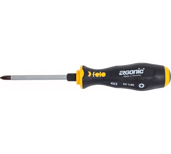 Изображение товара Крестовая ударная отвертка Felo Ergonic PH 1X80 45210240