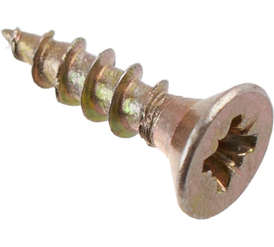 Изображение товара Универсальные саморезы Стройбат 3,0x12 желтый цинк 500 шт. 037861