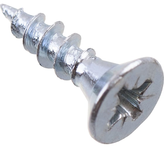 Изображение товара Универсальные саморезы Стройбат 4,5x16 белый цинк 200 шт. 243121