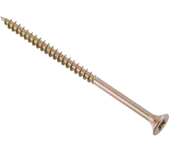 Изображение товара Универсальные саморезы Стройбат 6,0x90 желтый цинк 50 шт. 110641