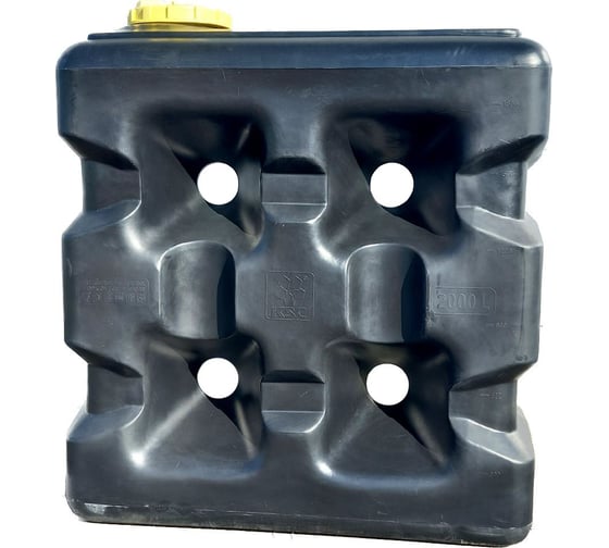 Изображение товара Прямоугольная емкость KSC 2000 л, черная KSC-P-BLACK-2000