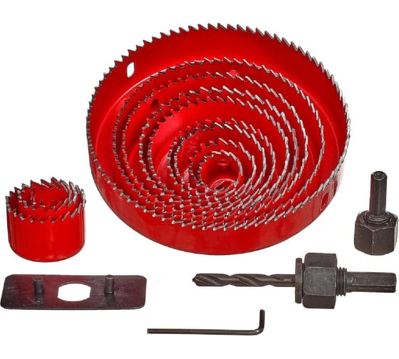 Изображение товара Набор коронок по дереву 19-127 мм (16 предметов) усиленный Diamond Industrial DIDKOLSET1912716