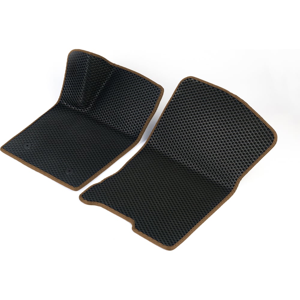 Изображение товара Передние коврики Vicecar ЭВА с 3D лапкой для Ford Fusion 2002-2012 коричневые