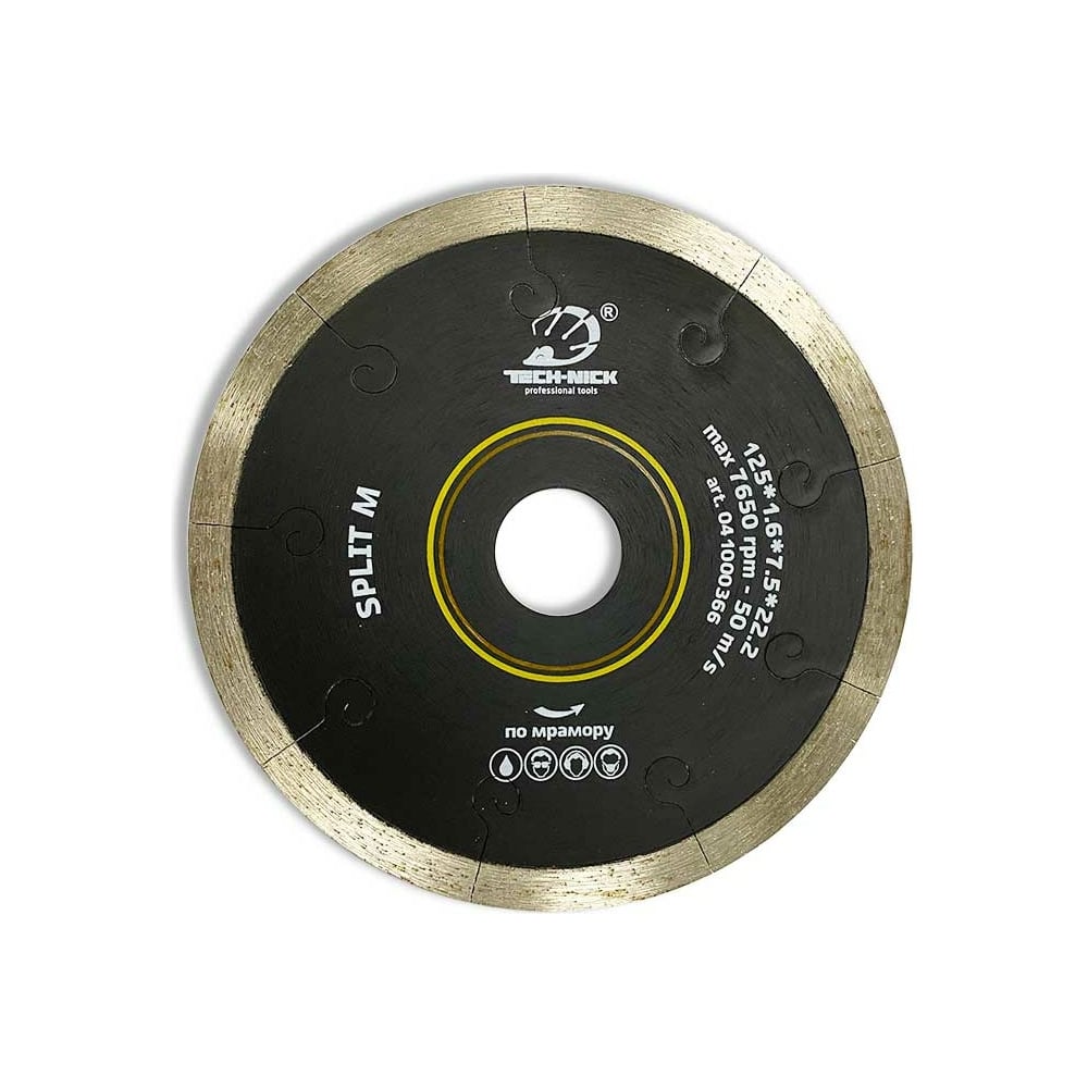 Сплошной алмазный диск по мрамору TECH-NICK сплошной алмазный диск по керамограниту diam