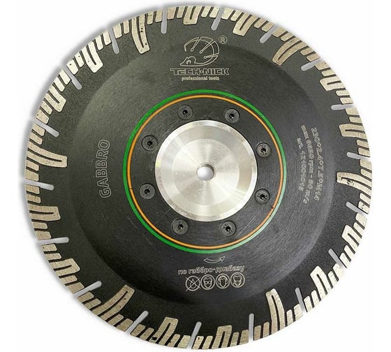Изображение товара Диск алмазный турбо по граниту GABBRO (230 мм; М14) TECH-NICK 121001016