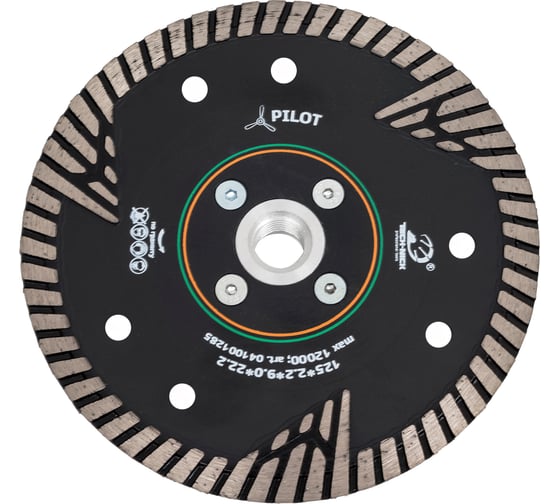 Изображение товара Диск алмазный турбо по граниту PILOT (125 мм; М14) TECH-NICK 041001284