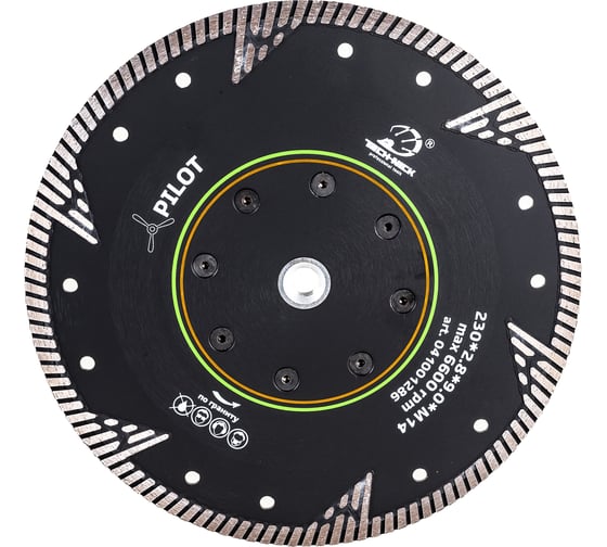 Изображение товара Диск алмазный турбо по граниту PILOT (230 мм; М14) TECH-NICK 041001286