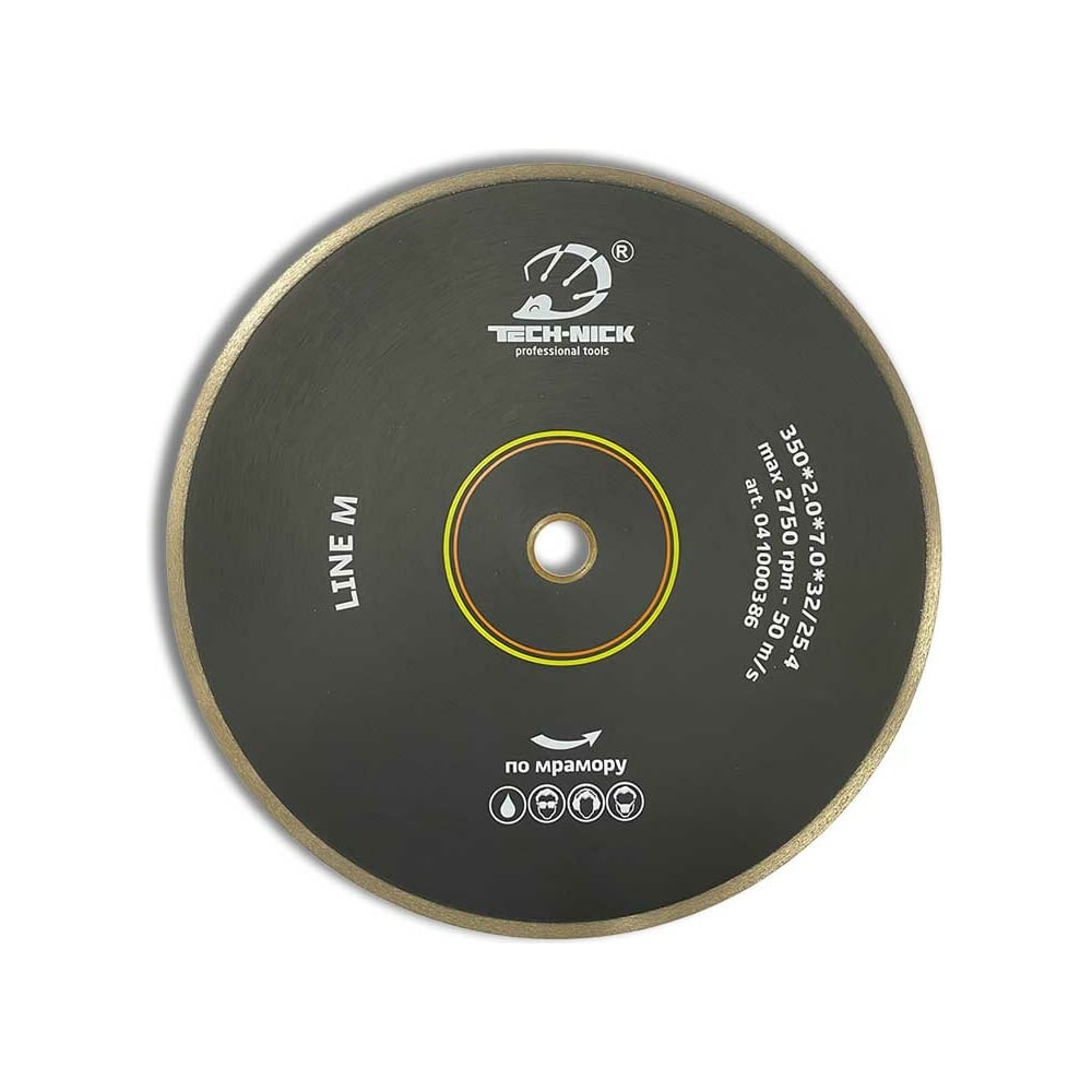 Сплошной алмазный диск по мрамору TECH-NICK сплошной диск алмазный tech nick
