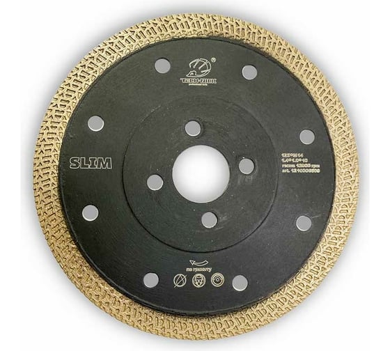 Изображение товара Диск алмазный турбо по граниту EURO STANDART (230 мм; М14) TECH-NICK 121001008