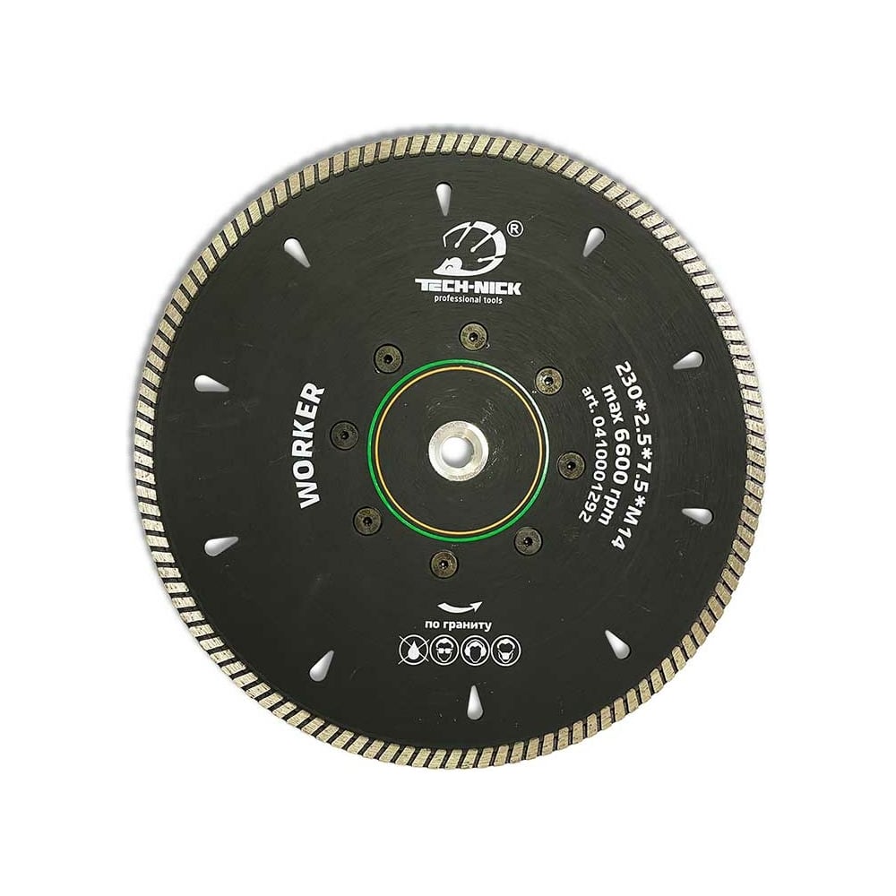 Турбо алмазный диск по граниту TECH-NICK турбо диск по железобетону tech nick