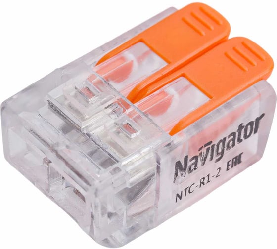 Изображение товара Монтажные клеммы Navigator NTC-R1-2-50 50шт/упаковка 61682