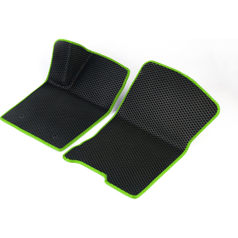 Изображение товара Передние коврики Vicecar ЭВА c 3д лапкой для Toyota Avensis II 2003-2009 (Тойота Авенсис 2) ЕВА EVA без разреза 2DL45003-салатовый