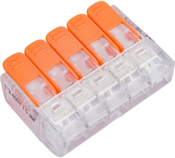 Изображение товара Монтажные клеммы Navigator NTC-R1-5-50 50шт/упаковка 61684