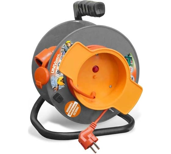 Изображение товара Удлинитель на катушке UNIVersal У10-027 термо ПВС 3*1 30м 9633277 1677