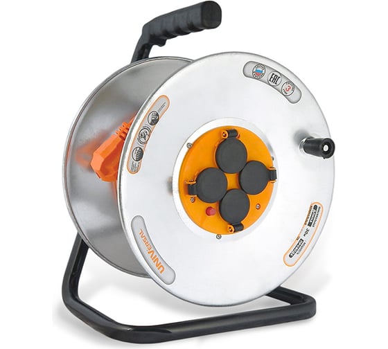 Изображение товара Удлинитель на катушке UNIVersal У16-041 IP-44 термо ПВС 3*1 30м 9634597 1669