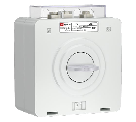 Изображение товара Трансформатор тока с клеммой напряжения EKF PROxima ТТЕ-A-300/5А класс точности 0,5S tte-S-300-0.5S