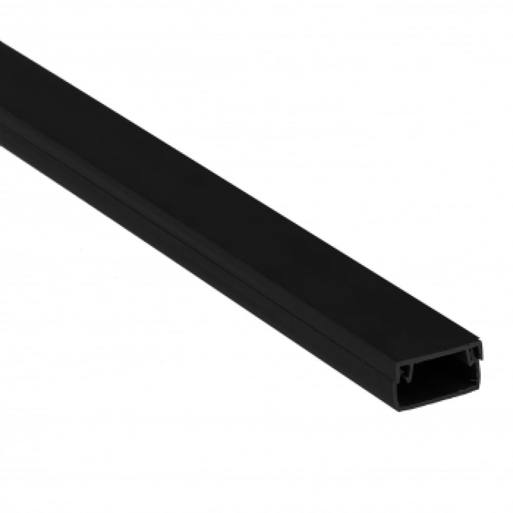 Кабельный канал EKF, размер 100х60, цвет черный kk-100-60b Plast PROxima - фото 1