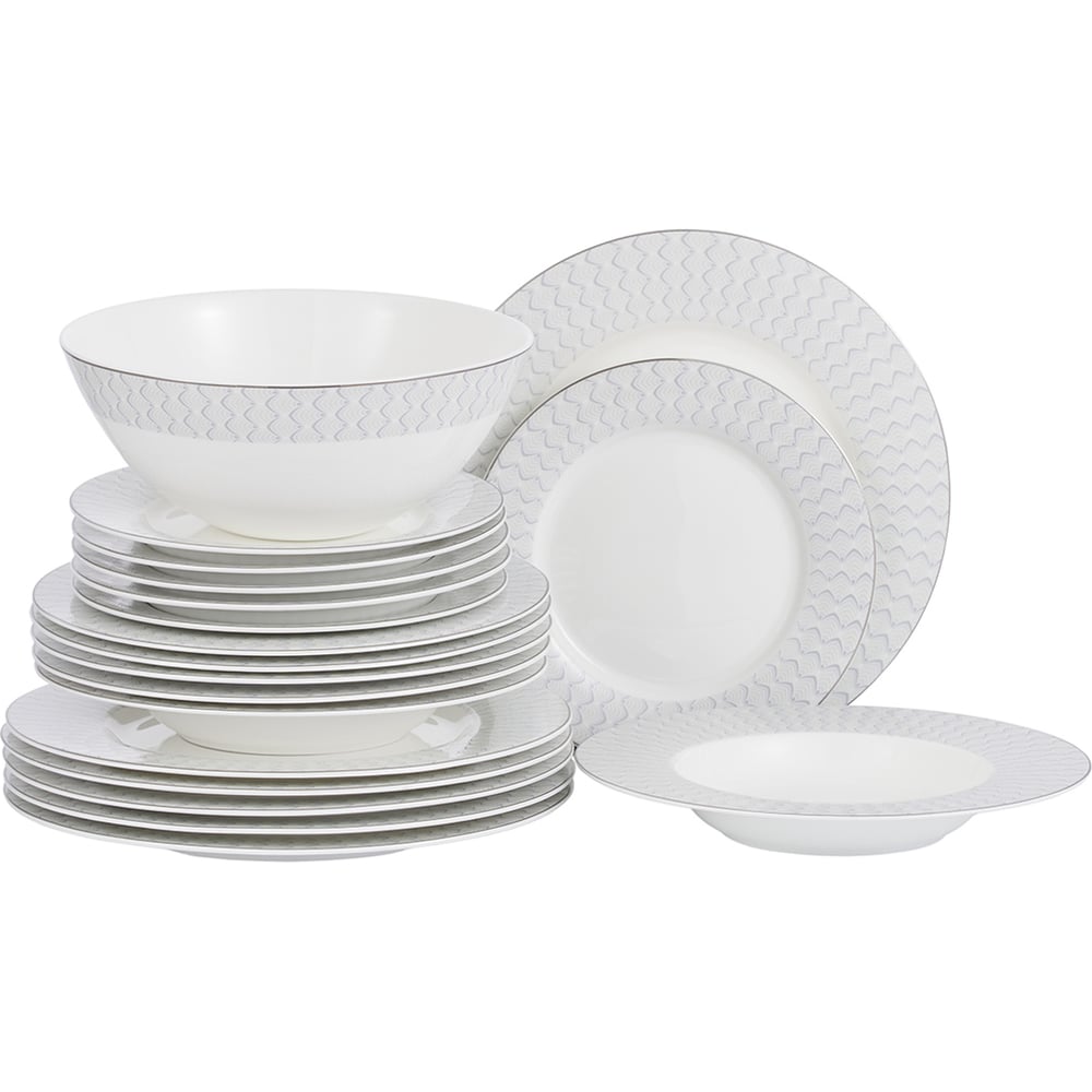 Изображение товара Сервиз столовый Gipfel Caroline на 6 персон, 19 предметов