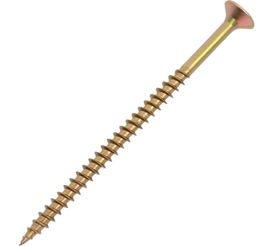 Изображение товара Саморезы универсальные Gigant пот/г желтые 5x80 100 шт 123839