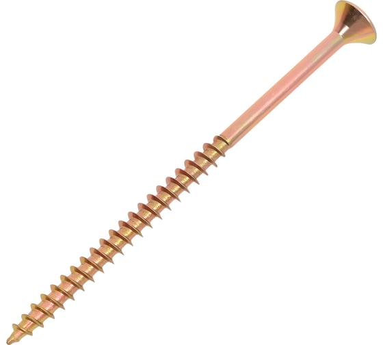 Изображение товара Саморезы универсальные Gigant пот/г желтые 6x100 50 шт 123843