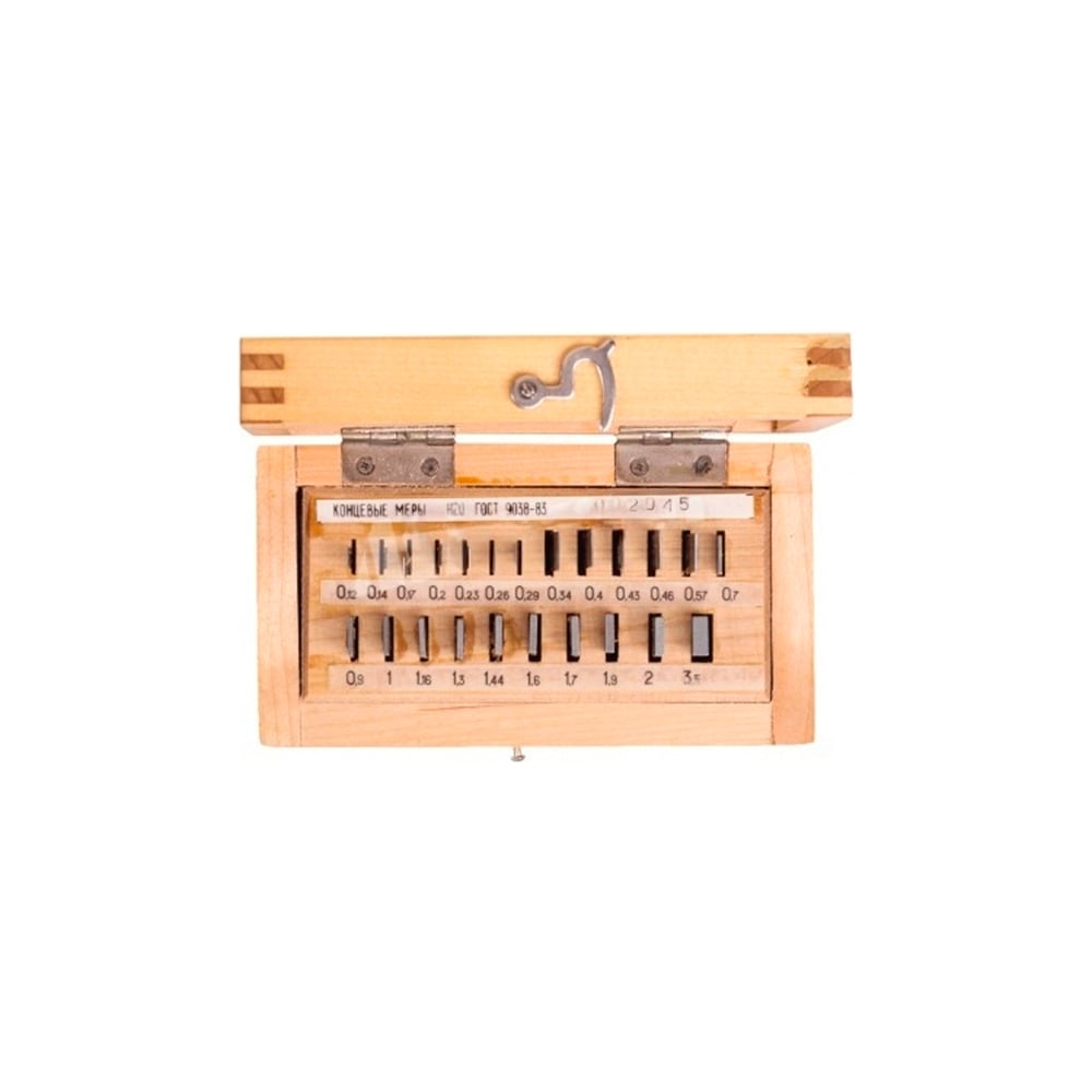 Изображение товара Меры концевые ООО МПК "Технологические Инновации" №19 кл. 1 9165 Изображение товара Меры концевые ООО МПК "Технологические Инновации" №19 кл. 1 9165