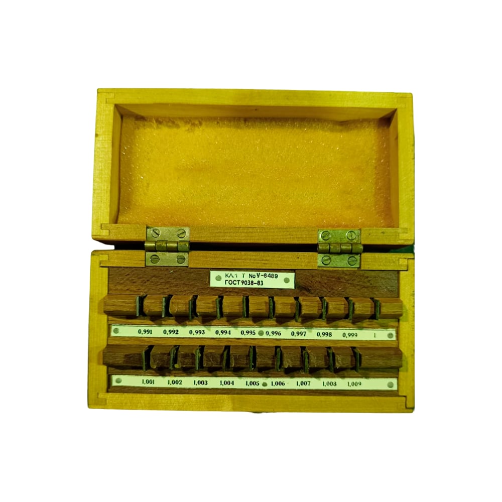 Изображение товара Меры концевые ООО МПК Технологические Инновации №16 кл 1 тв спл 9158