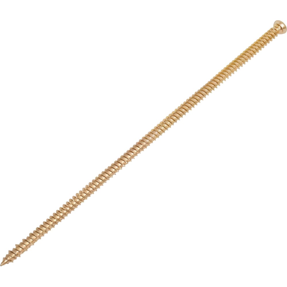 Изображение товара Шуруп по бетону Gigant Нагель желтый цинк 7,5x250 100 шт надежный крепеж