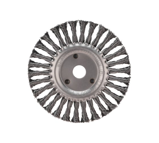 Изображение товара Щетка дисковая 175х22.23 мм для УШМ, крученая стальная проволока KRANZ KR-91-1240