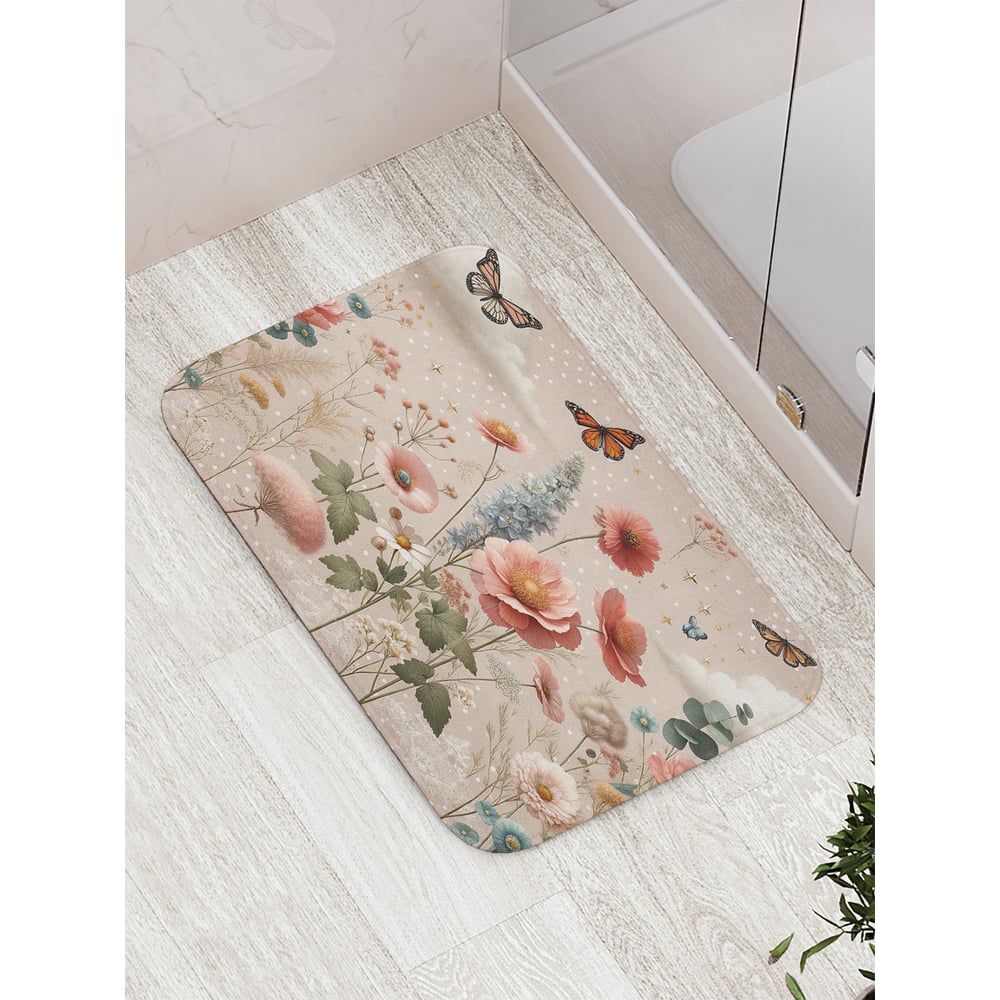Изображение товара Коврик для ванной комнаты JOYARTY Полевая нежность 52x77 см