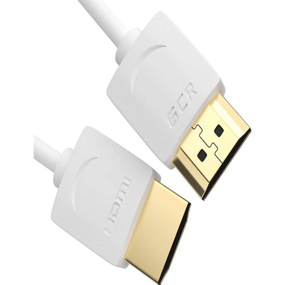 фото Кабель slim hdmi 2.0 gcr 0.5m белый od3.8mm viv51i480