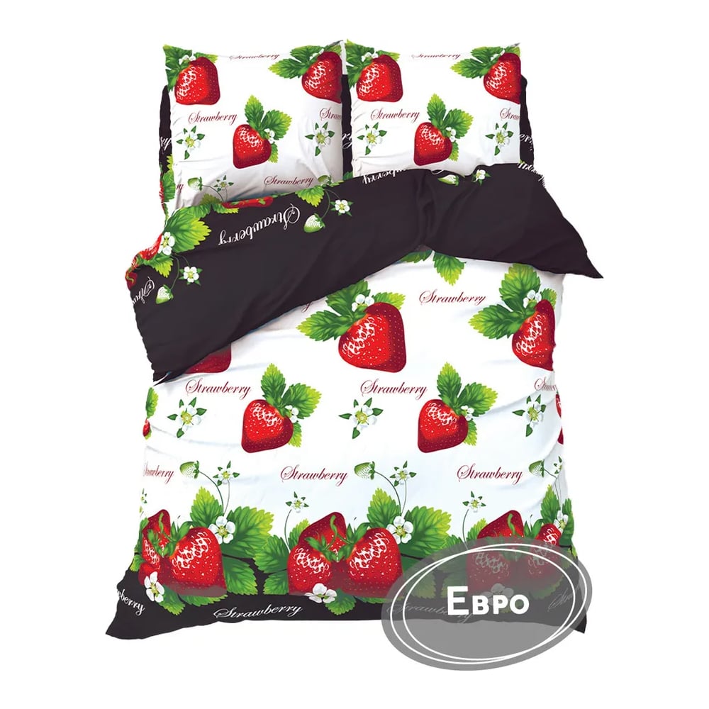 Изображение товара Комплект постельного белья Этель Виктория евро 200х217 см 70х70 см 2 шт бязь хлопок