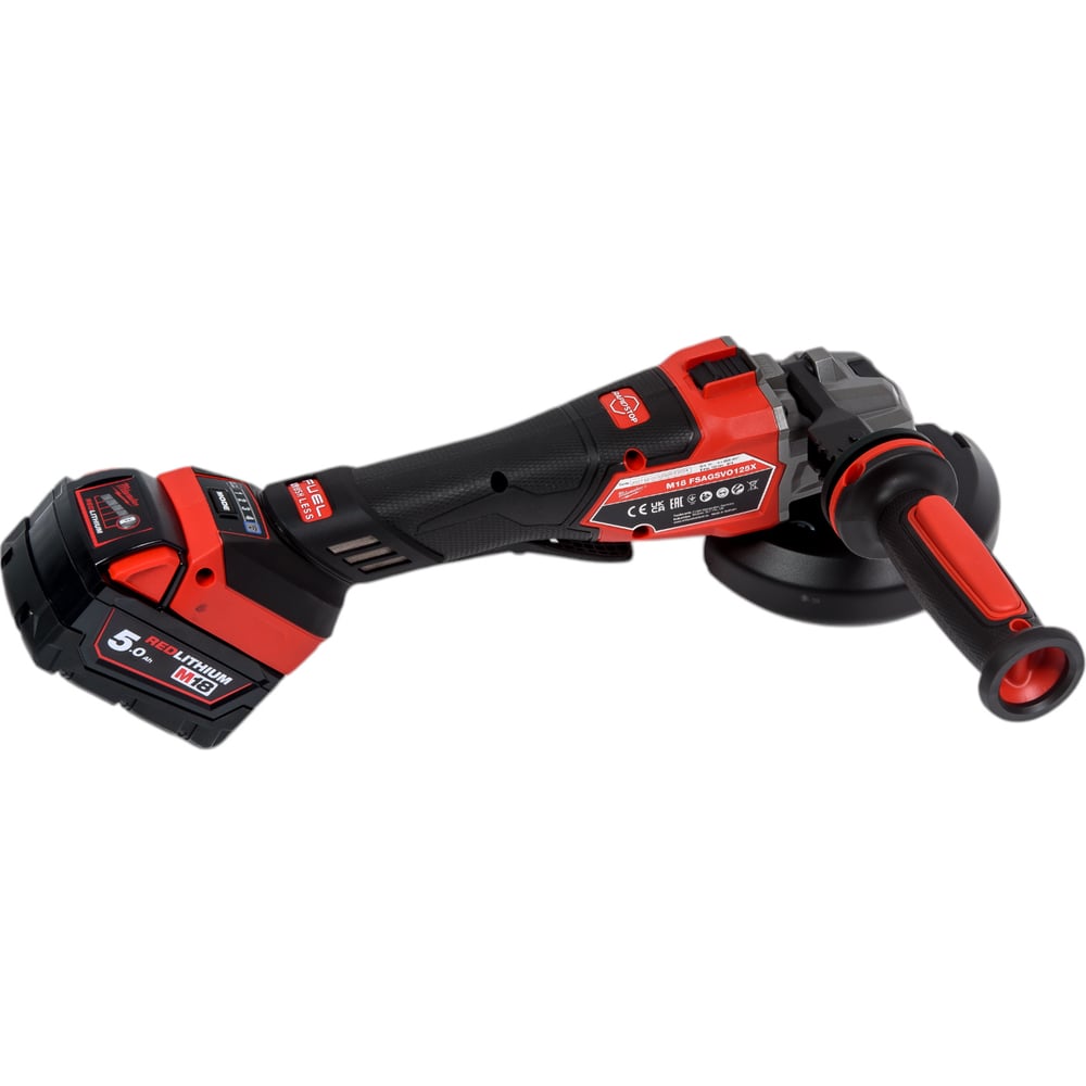 Изображение товара Аккумуляторная угловая шлифовальная машина Milwaukee M18 FSAGSVO125X-502X FUEL 4933493553