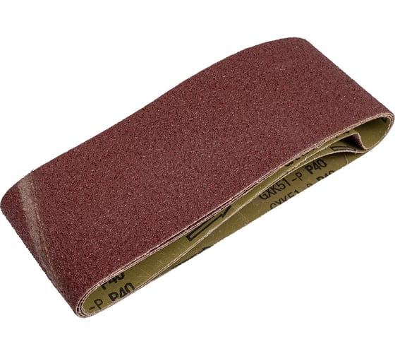 Изображение товара Лента шлифовальная (3 шт; 100х610 мм; Р40) РОССНА Р860872