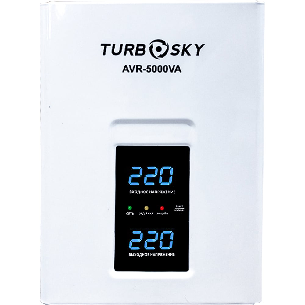 Изображение товара Стабилизатор напряжения Turbosky AVR-5000VA 385 с чистой синусоидой