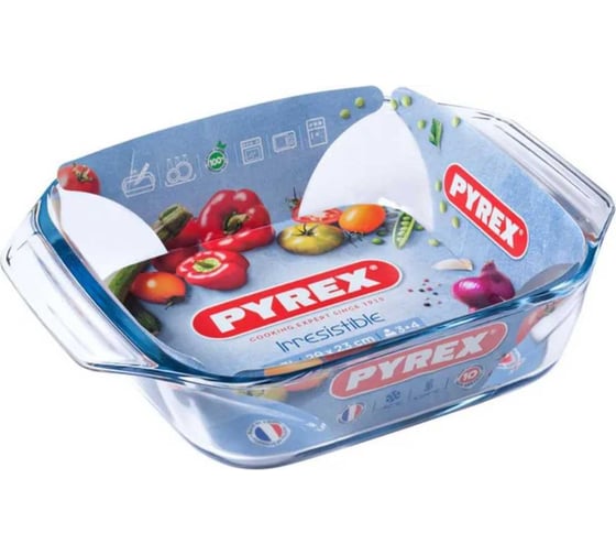 Изображение товара Блюдо для запекания и выпечки PYREX IRRESISTIBLE 29x23 см, квадратное 400B000/7046