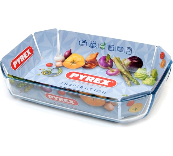 Изображение товара Блюдо для запекания и выпечки PYREX INSPIRATION 33x22 см, прямоугольное 295B000