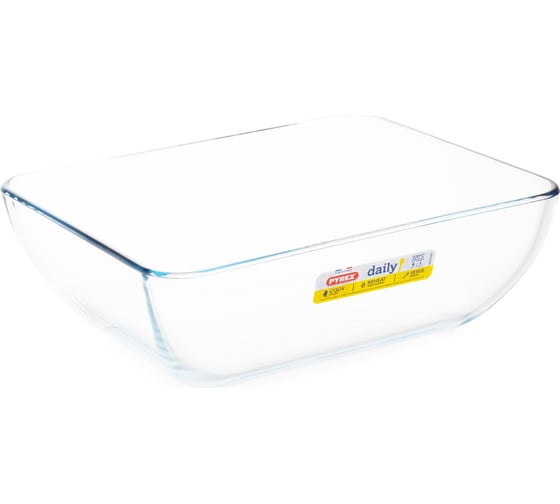 Изображение товара Блюдо для запекания и выпечки PYREX DAILY 27x22x9 см, прямоугольное 344B000/3046