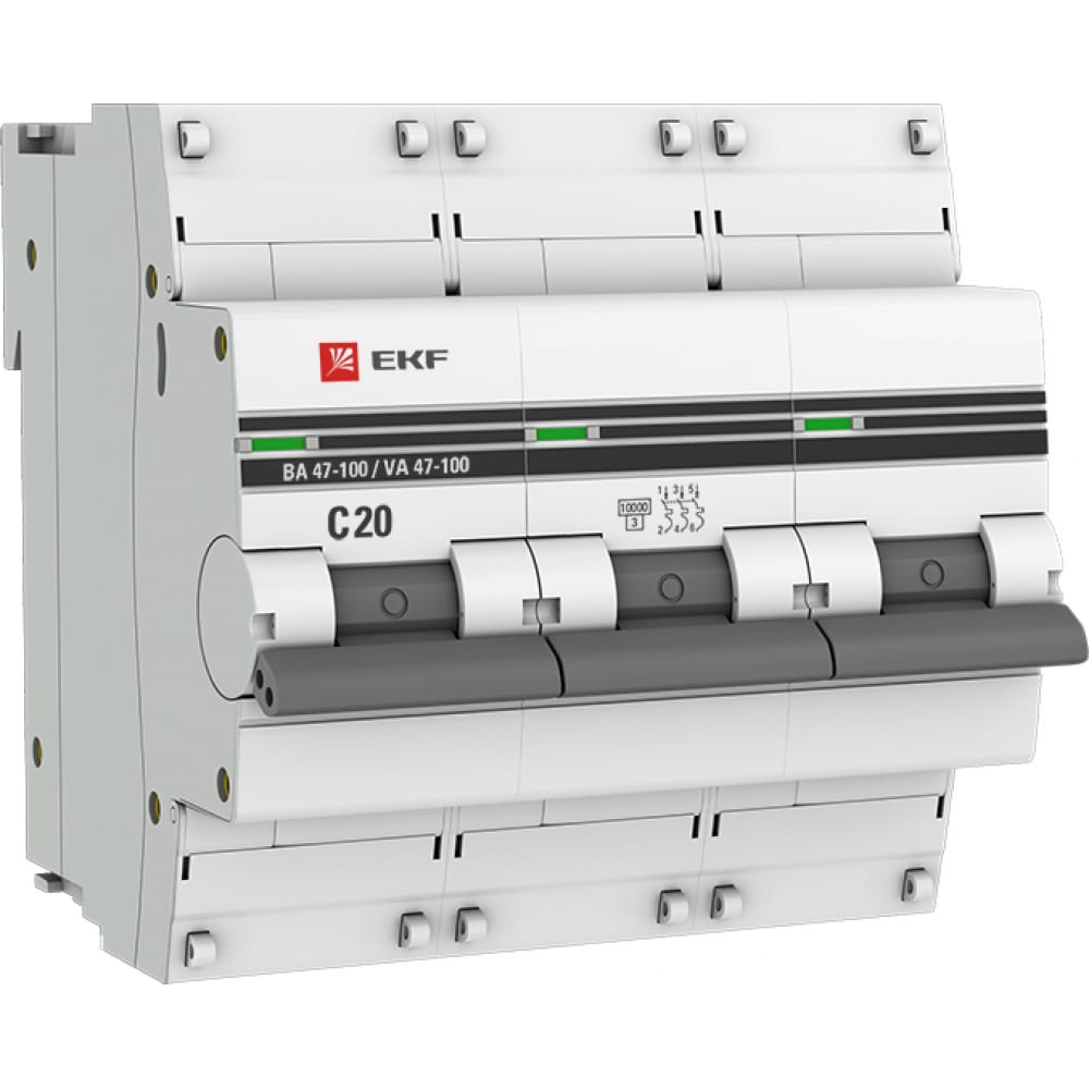 Автоматический выключатель EKF выключатель автоматический ekf da32 25 10 pro 2п 25а 4 5ка