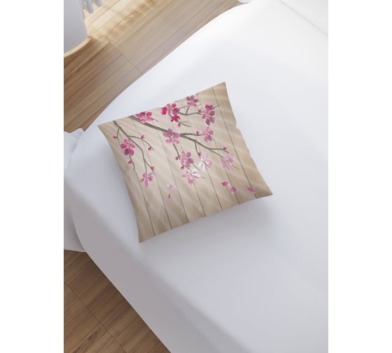 Изображение товара Наволочка декоративная JoyArty на молнии, чехол на подушку Живые цветы 45x45 см sl_14305