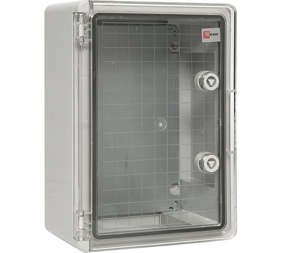 Изображение товара Пластиковый щит с монтажной платой EKF, прозрачная дверь 350х250х150 мм IP65 PROxima PBT65MP002