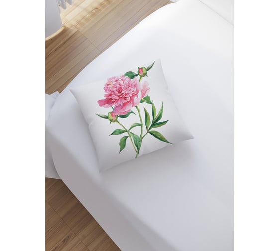 Изображение товара Наволочка декоративная JoyArty на молнии, чехол на подушку Май расцветает 45x45 см sl_14558